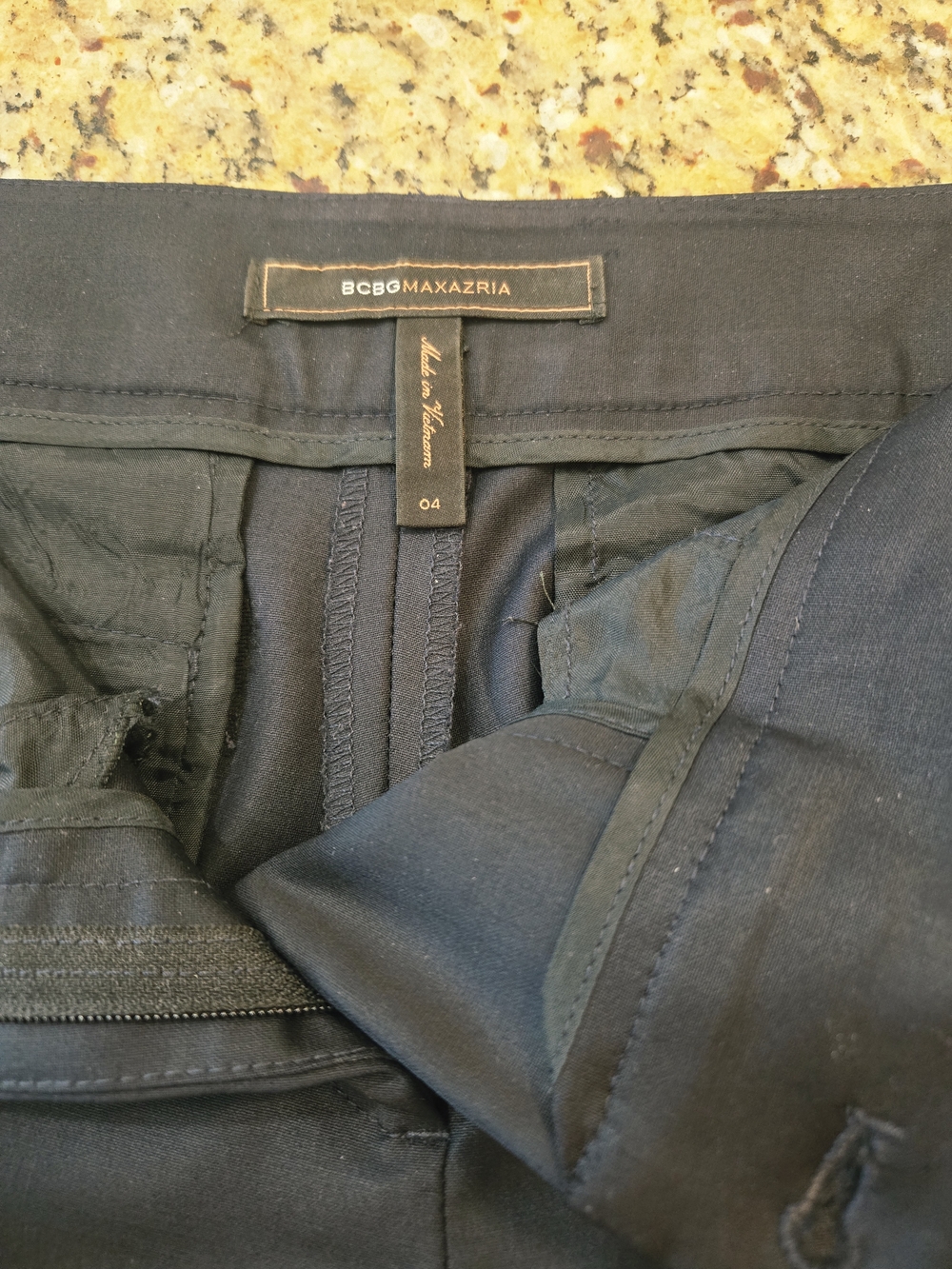 BCBGMaxAzria Black Women's Double-breasted Pantsuit With Blazer US4 - Picture 8 of 15